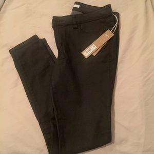 Black Coated skinny jeans